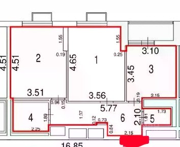 Продается 2-комн. квартира, 57,2 м²
