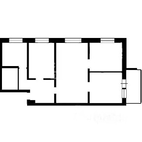 Продается 3-комн. квартира, 62,5 м²