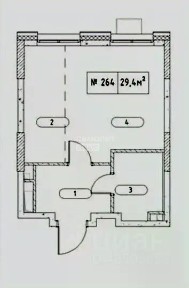 Продается студия, 29,4 м²