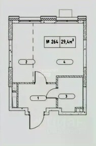Продается студия, 29,4 м²