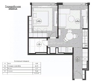 Продается 2-комн. квартира, 51,57 м²