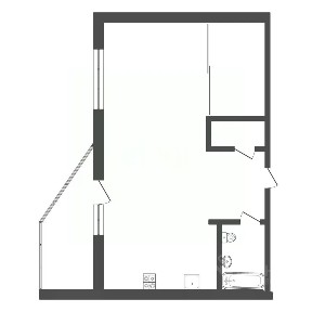 Продается студия, 57 м²