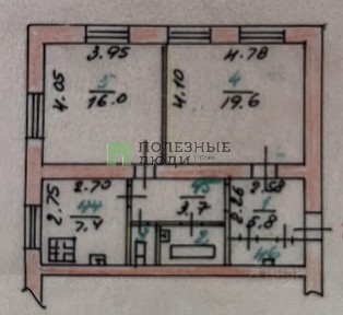 Продается 2-комн. квартира, 58,7 м²