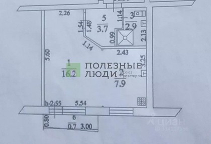 Продается студия, 30,7 м²
