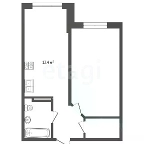 Продается 1-комн. квартира, 37,7 м²
