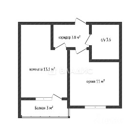 Продается 1-комн. квартира, 34,5 м²
