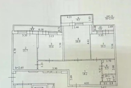 Продается 3-комн. квартира, 76,2 м²