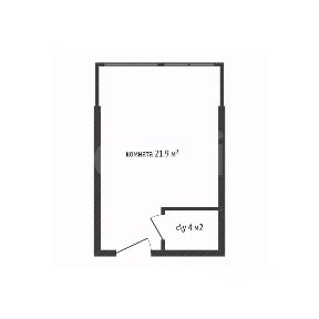 Продается студия, 25,9 м²