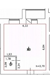 Продается 1-комн. квартира, 42,7 м²