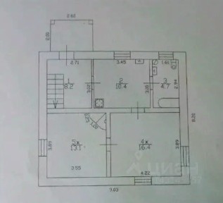 Продается 2-этажный дом, 68,8 м²