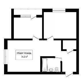 Продается 3-комн. квартира, 76 м²
