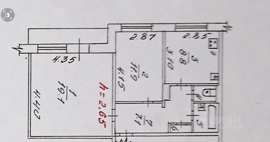 Продается 2-комн. квартира, 60 м²