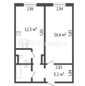 Продается 1-комн. квартира, 42 м²