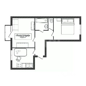 Продается 2-комн. квартира, 40,8 м²