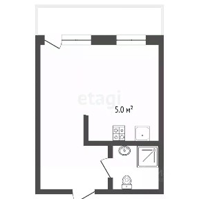 Продается студия, 33 м²