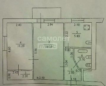 Продается 2-комн. квартира, 42,1 м²
