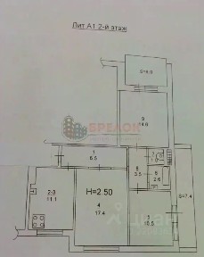 Продается 3-комн. квартира, 73,9 м²