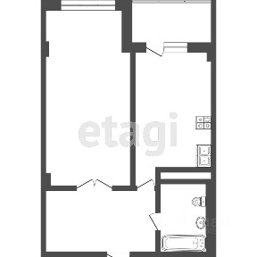 Продается 1-комн. квартира, 47 м²