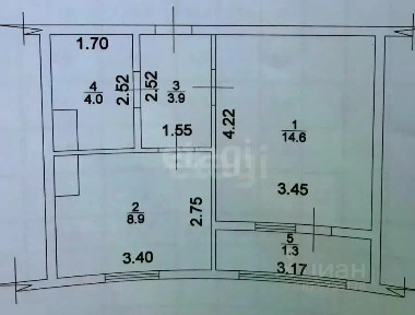 Продается 1-комн. квартира, 31,4 м²