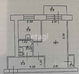Продается 1-комн. квартира, 30 м²