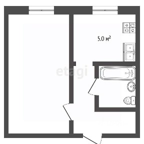 Продается 1-комн. квартира, 21,8 м²