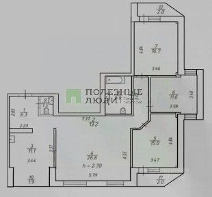 Продается 4-комн. квартира, 108,2 м²