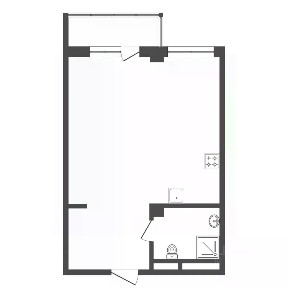 Продается студия, 34 м²