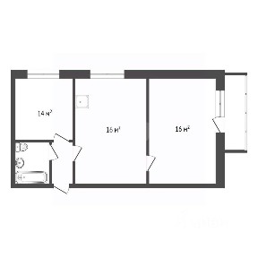 Продается 2-комн. квартира, 51 м²