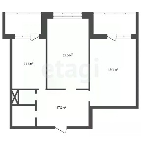 Продается 2-комн. квартира, 67,8 м²