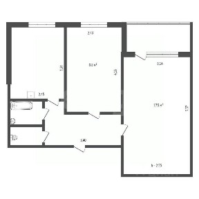 Продается 2-комн. квартира, 43,3 м²