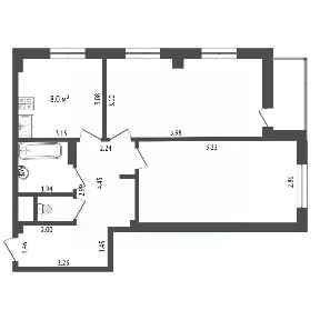 Продается 3-комн. квартира, 61,7 м²