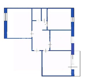 Продается 3-комн. квартира, 61 м²