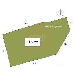 Продается участок, 11,5 сот.