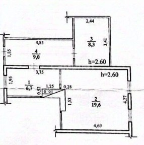 Продается 1-комн. квартира, 43,6 м²