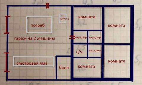 Продается 1-этажный дом, 205 м²