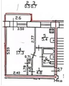 Продается 1-комн. квартира, 31,4 м²