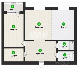 Продается 2-комн. квартира, 64,1 м²