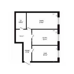 Продается 2-комн. квартира, 72 м²