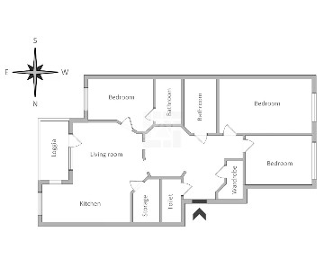 Сдается 4-комн. квартира, 220 м²