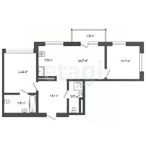 Продается 3-комн. квартира, 67,63 м²