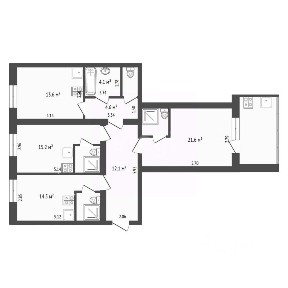 Продается 3-комн. квартира, 87,4 м²