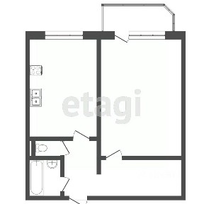 Продается 1-комн. квартира, 44,9 м²