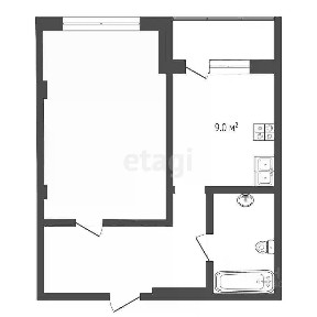 Продается 1-комн. квартира, 39 м²