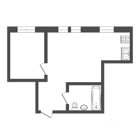 Продается 1-комн. квартира, 42 м²