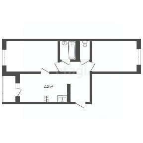 Продается 2-комн. квартира, 58,6 м²