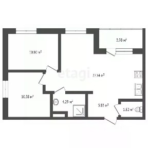 Продается 2-комн. квартира, 58,5 м²