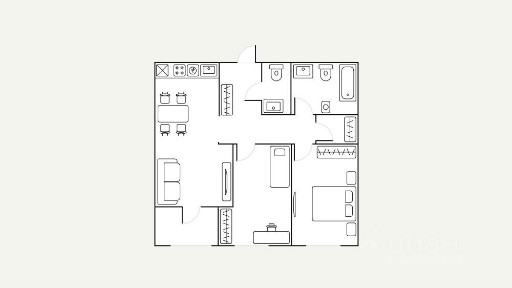 Сдается 3-комн. квартира, 67 м²