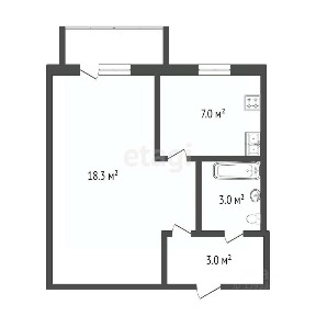 Продается 1-комн. квартира, 33 м²