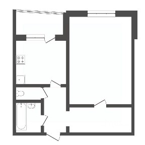 Продается 1-комн. квартира, 40,9 м²