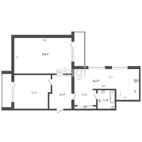 Продается 2-комн. квартира, 57 м²